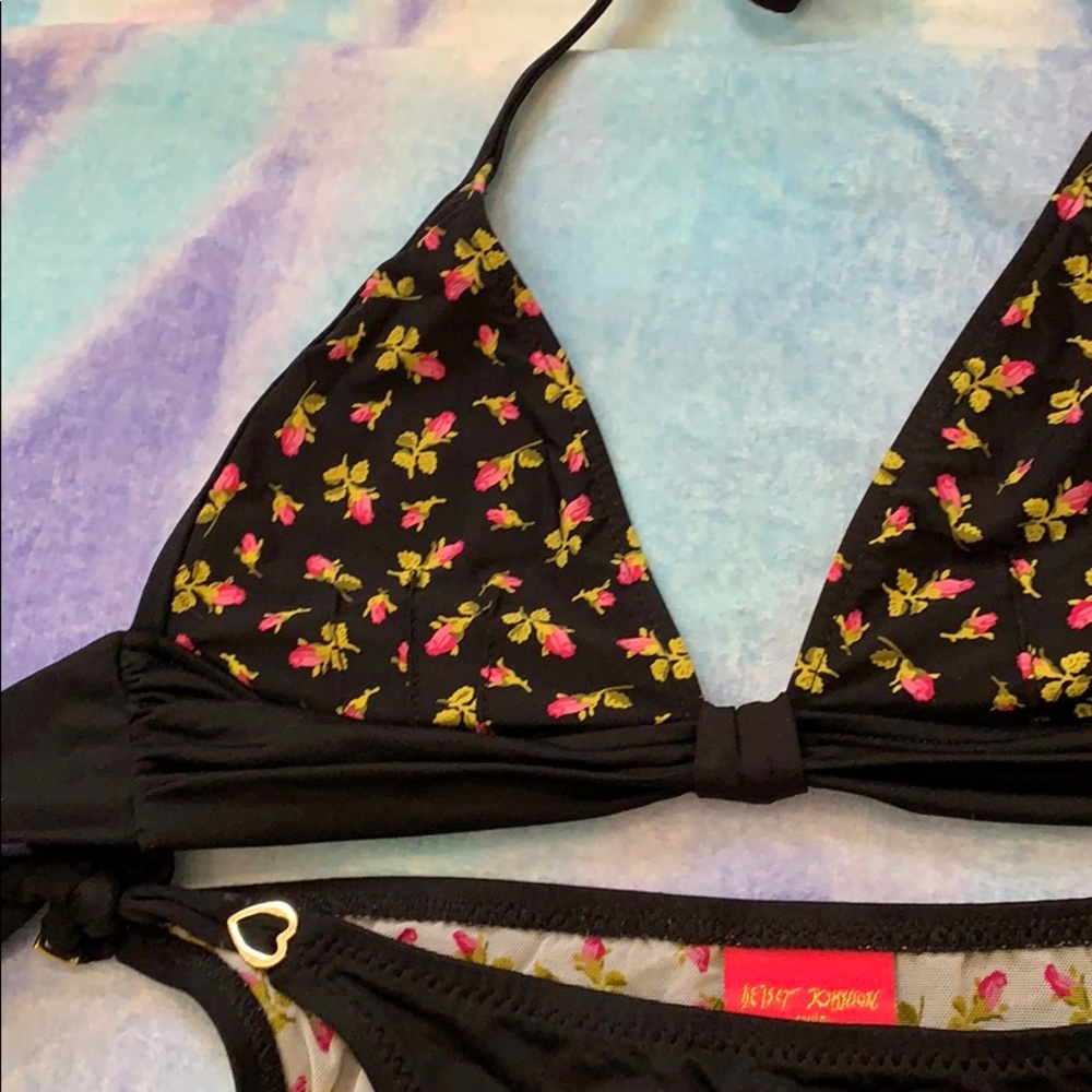 Betsy Johnson bikini size small TOP ONLY